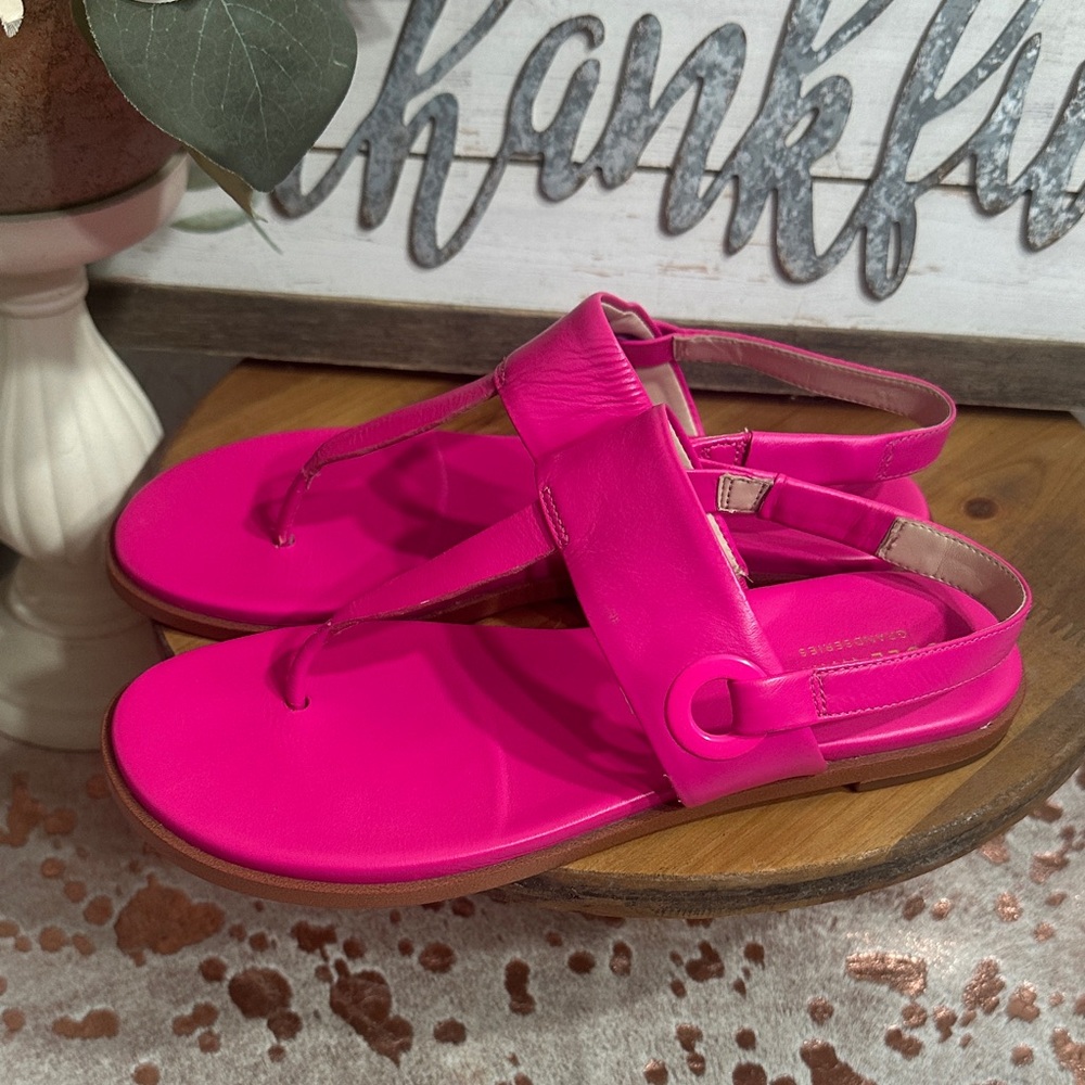 NWOT Cole Haan Pink leather Women's Sandals - Picture 6 of 9